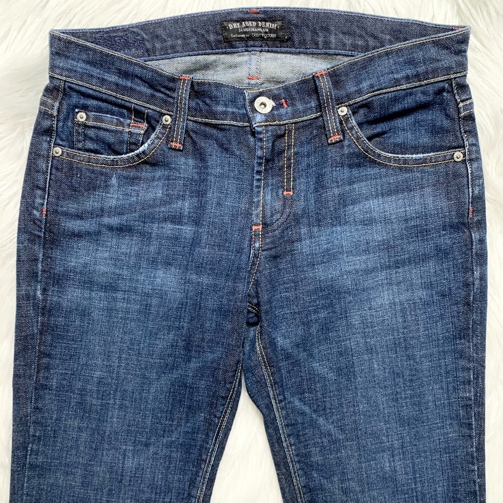 SOLD-James Jeans Cropped Dry Aged Denim Jeans - Picture 3 of 9